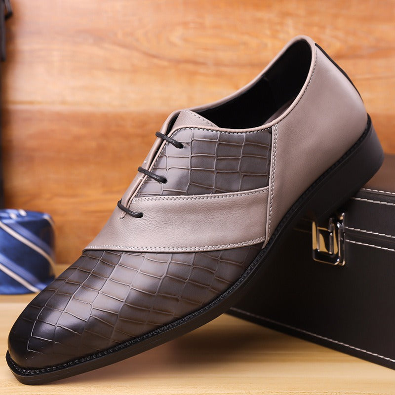 Sophisticated Lucente men's Oxford shoes in black, ideal for weddings, parties, and office wear.