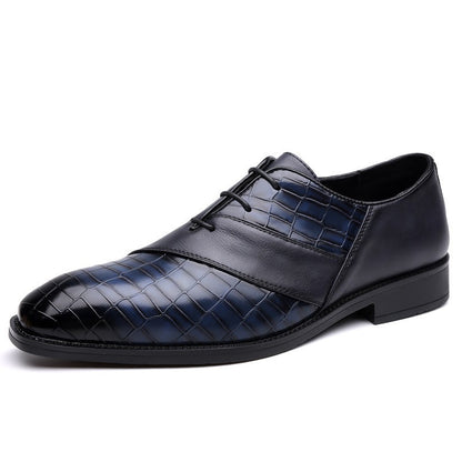 Premium black Lucente Oxford shoes, sophisticated men's formal footwear for business & wedding attire.