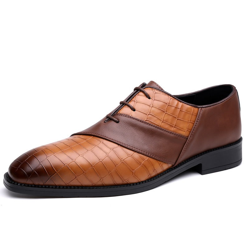 Sleek Lucente men's Oxford dress shoes, a timeless classic style for formal events & business wear.