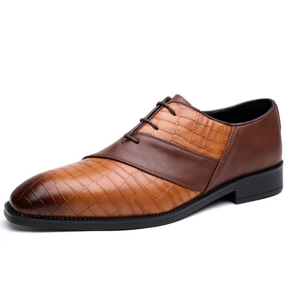 Sleek Lucente men's Oxford dress shoes, a timeless classic style for formal events & business wear.