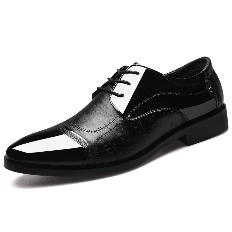 Classic men's Oxford shoes in deep burgundy, ideal for formal business or evening wear.