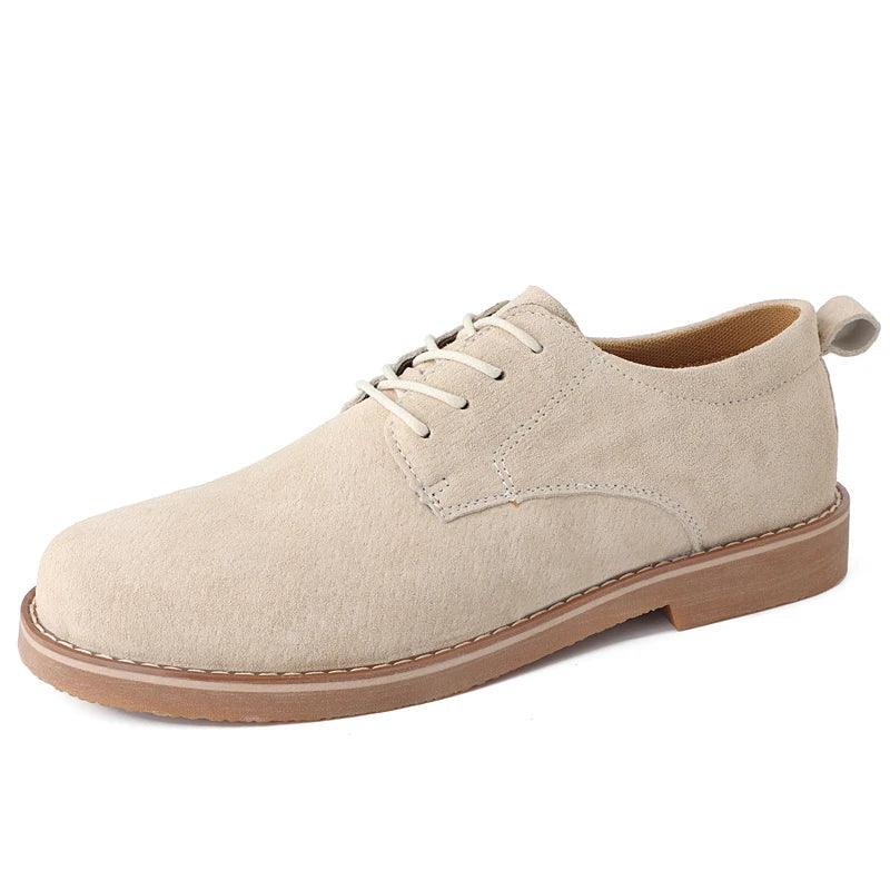 Comfortable men's classic Oxford dress shoes in durable leather, perfect for all-day wear.
