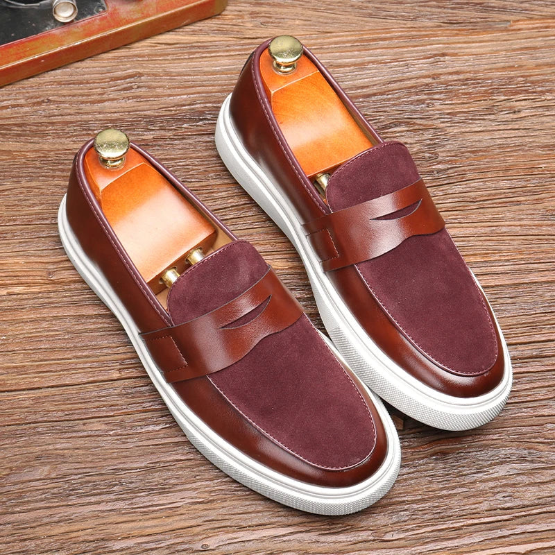 Premium men's Kensington loafers, offering a sophisticated slip-on design for formal occasions.