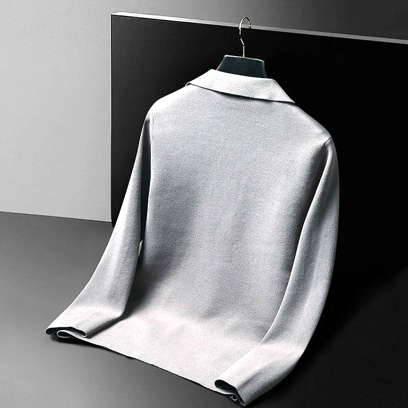 Timeless knit cardigan sweater, an essential versatile layer for elegant & comfortable fashion.