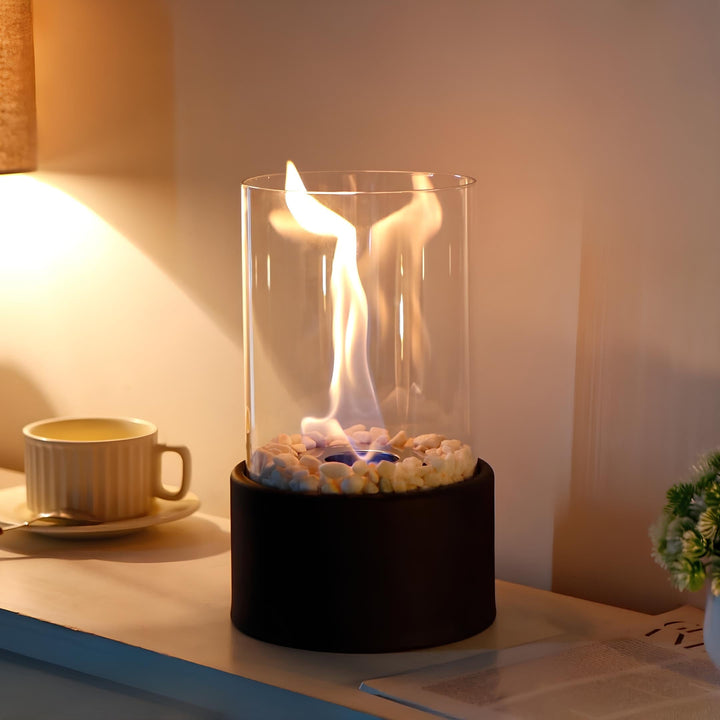 Elegant classic oil lamp, a decorative lantern adding warmth and charm to any indoor setting.