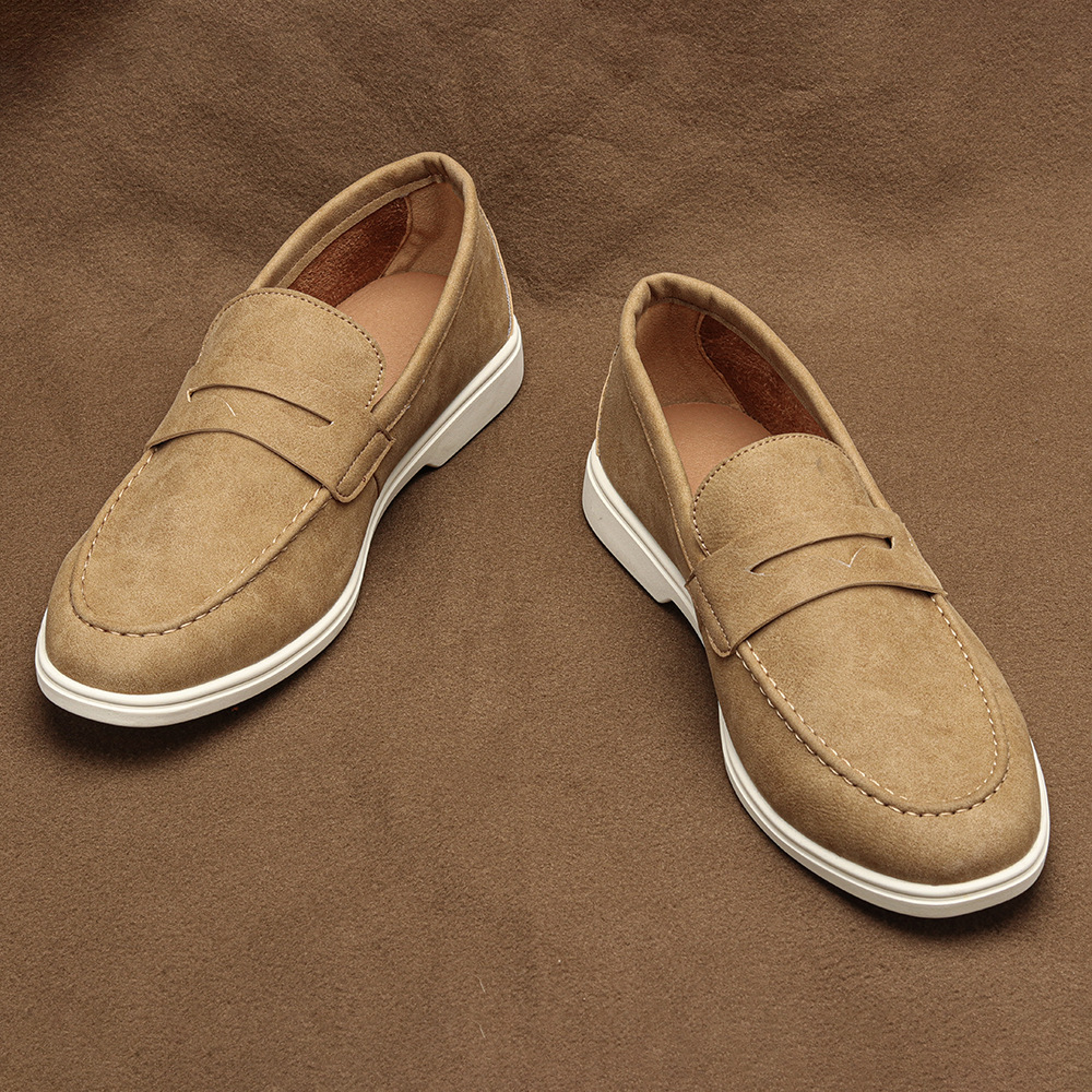 Men's penny loafers, ideal casual and dress shoes, offering comfort and timeless style as slip-on footwear.