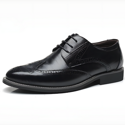 Premium men's brogue oxford dress shoes, offering comfort and timeless elegance for any occasion.