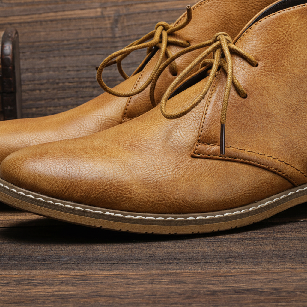 Men's vintage style dress shoes, classic design & slip-resistant sole. Ideal for special occasions.