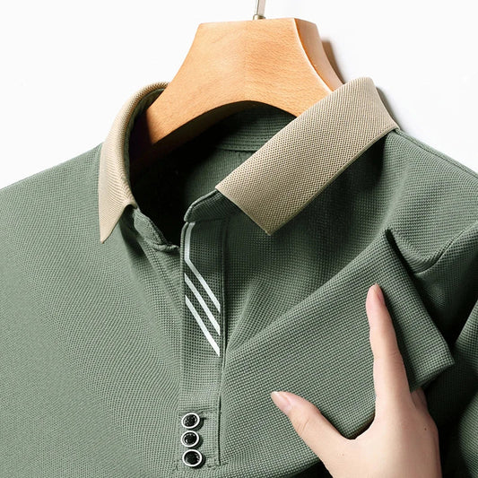 Classic Men's Performance Polo Shirt, a versatile top for everyday comfort and style.