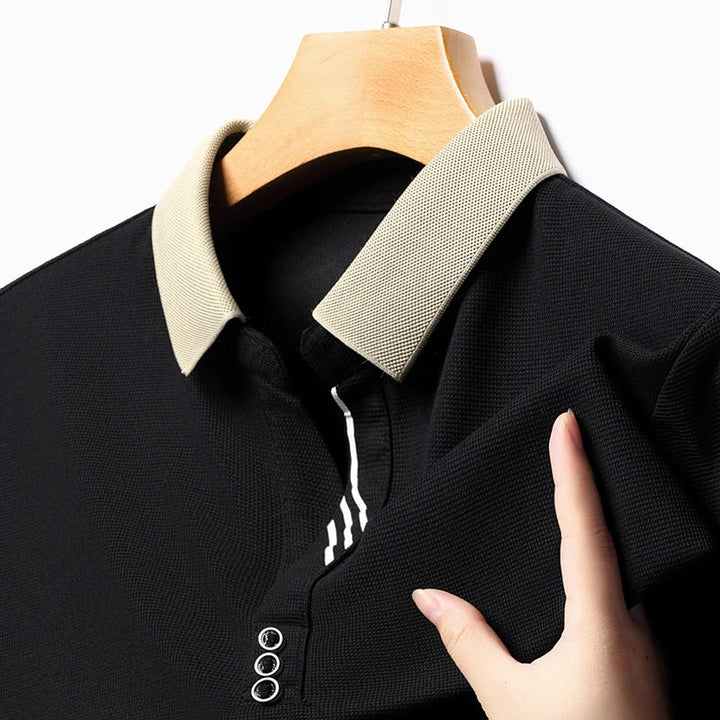 Versatile men's classic polo shirt for casual outfits or active performance, providing everyday comfort.