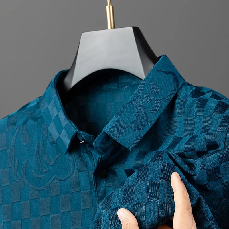 Classic men's polo shirt for versatile everyday style & casual wear. Effortless short sleeve comfort fit.