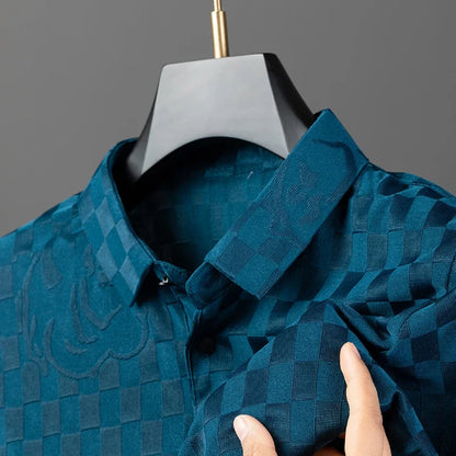 Classic men's polo shirt for versatile everyday style & casual wear. Effortless short sleeve comfort fit.