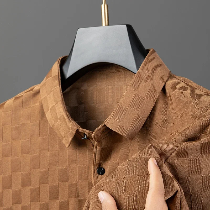 Men's classic short sleeve polo in a comfort fit, ideal for casual wear & everyday fashion.
