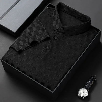 Basic yet stylish men's polo shirt, a comfort fit classic top for versatile casual and smart wear.