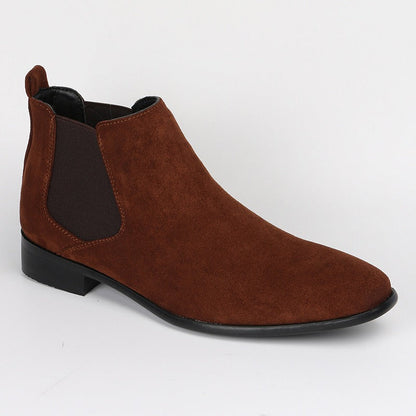Smart casual men's slip-on Chelsea boots; perfect for work or weekend wear.