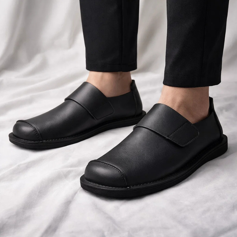 Stylish men's slip-on loafers, offering all-day comfort and a timeless look for business or casual wear.