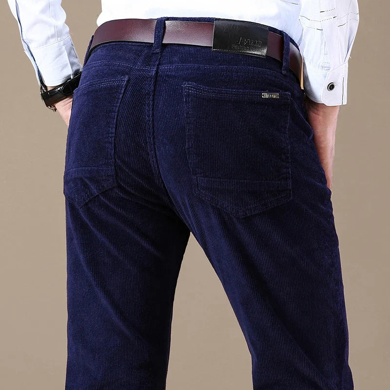 Everyday men's straight-leg jeans, designed for durability and a tailored, classic fit.