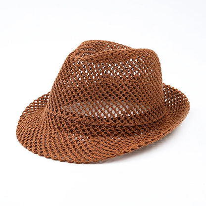 Timeless unisex Panama hat, hand-woven straw, essential summer accessory for sun protection.
