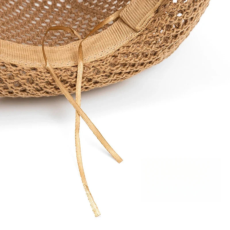 Handcrafted Panama straw hat, unisex, provides shade & sun protection for all your summer outings.