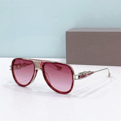 Unisex aviator shades, full UV400 protection, lightweight polycarbonate lenses, perfect for driving & travel.
