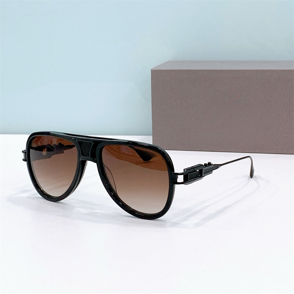 Sleek aviator style sunglasses, 100% UV protection, comfortable & stylish for men and women, travel-ready.