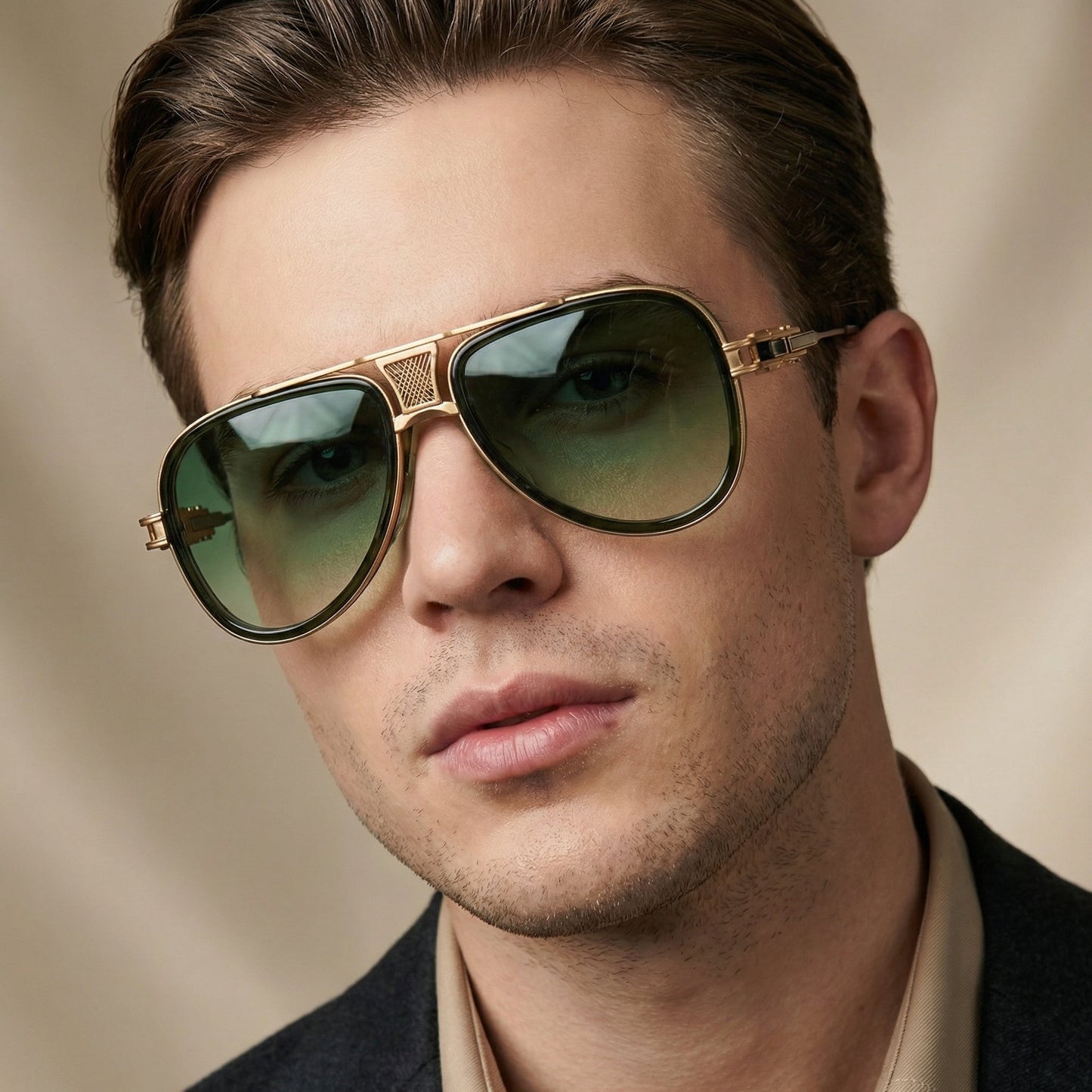Premium unisex aviator sunglasses, scratch-resistant polycarbonate lenses, ultimate UV eye protection.