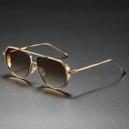 Essential unisex aviator sunglasses for summer. Classic metal frame offers glare reduction & UV protection.