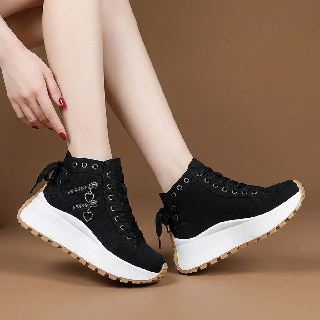 Classic unisex lace-up denim shoes for stylish, everyday casual wear and all-day comfort.