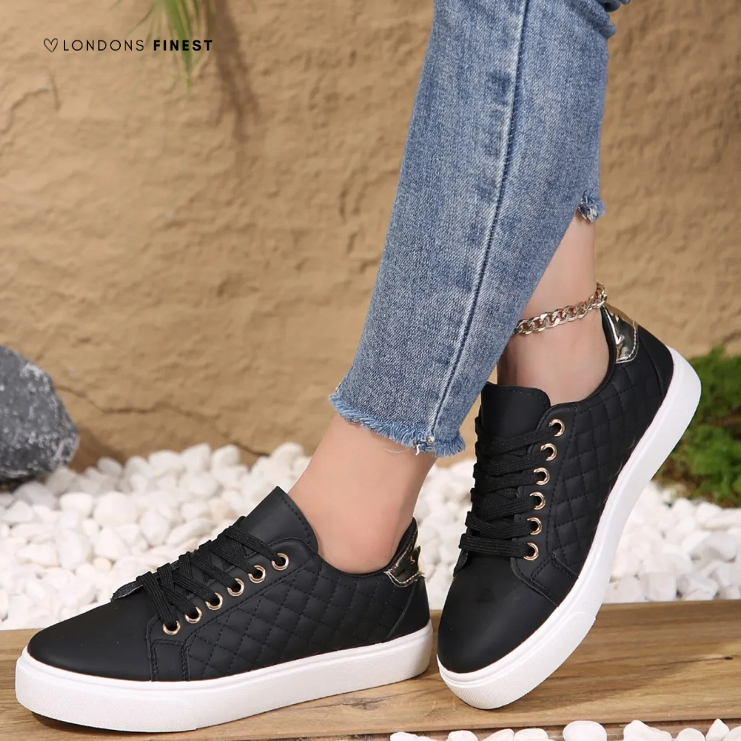 Lightweight women's walking shoes, orthopedic for foot health, featuring superior arch support and breathable comfort.