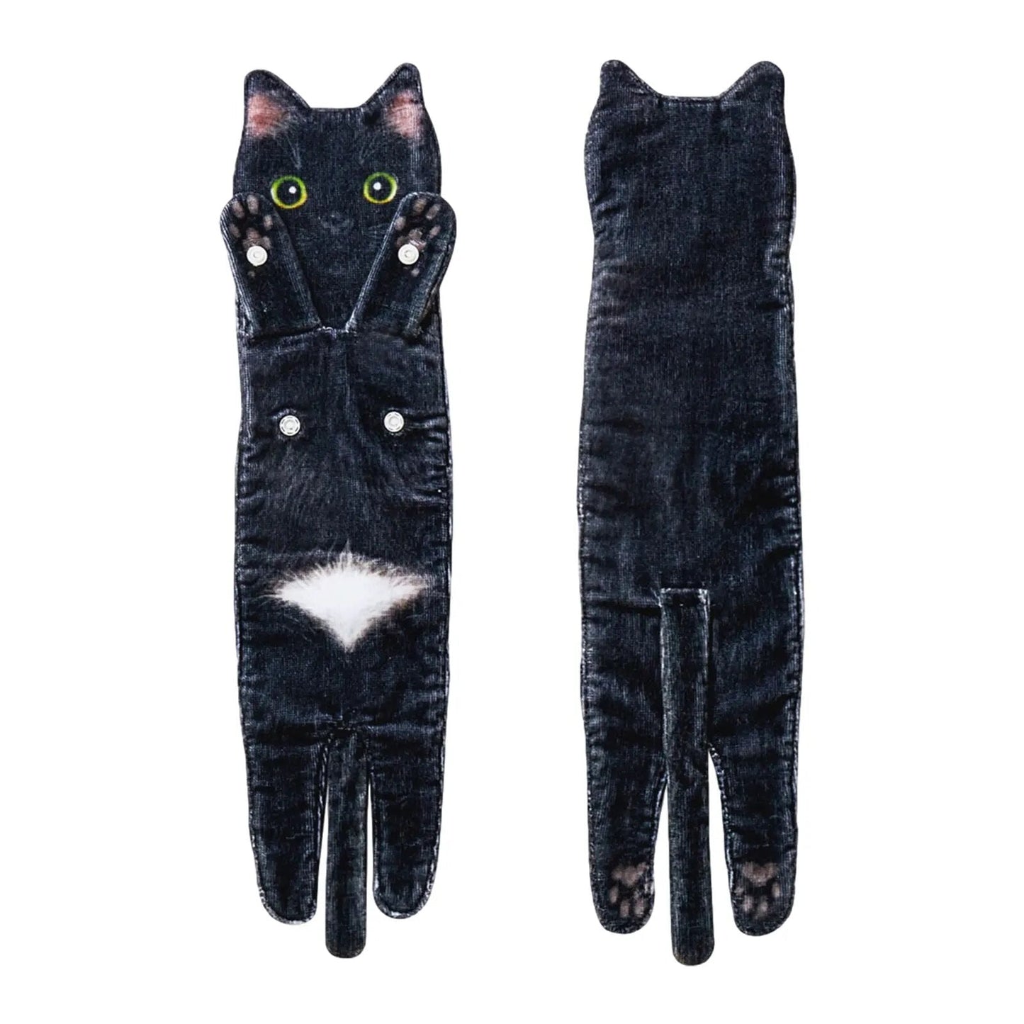 Cat Lover's Super Absorbent Hand Towel, quick dry & stylish for kitchen or bath.