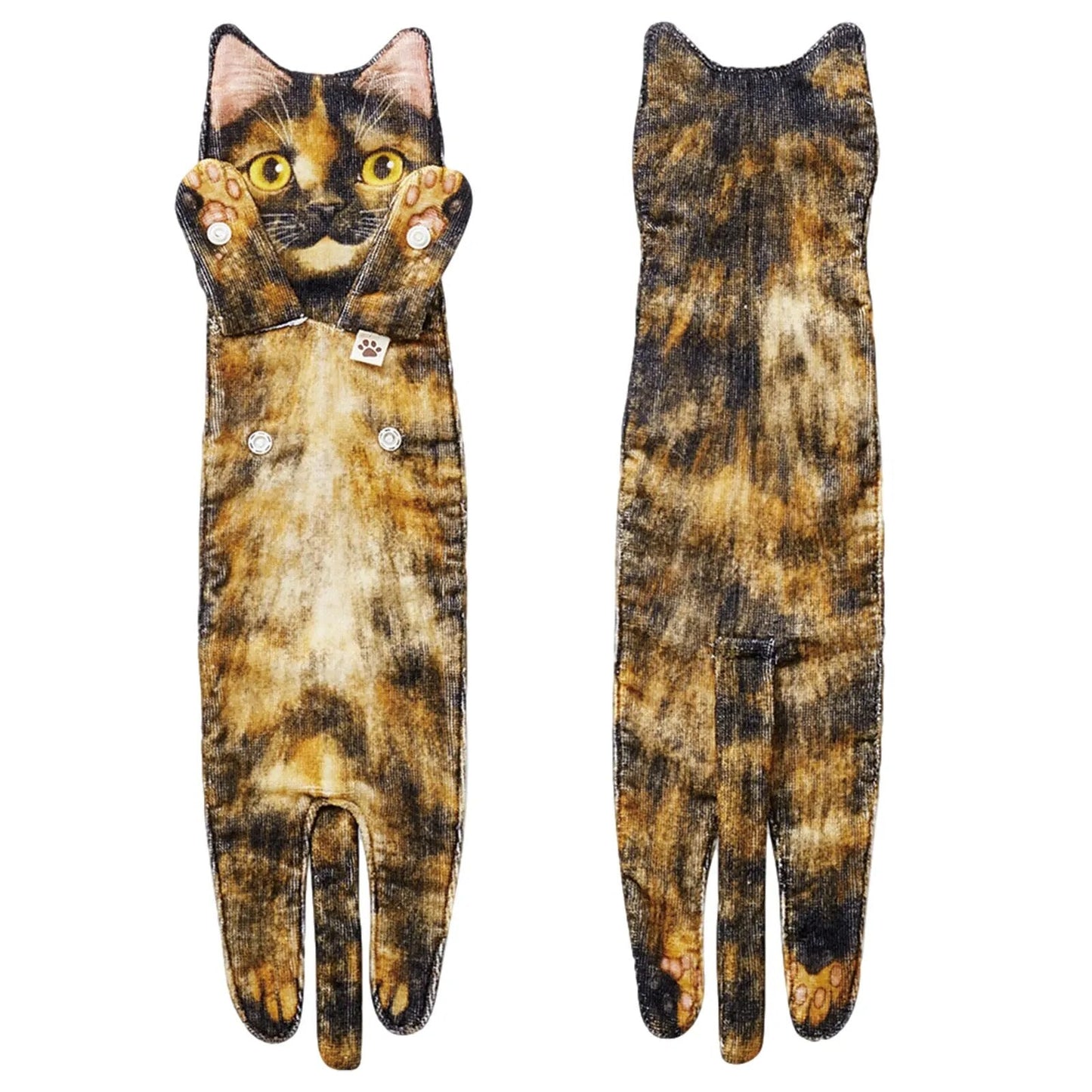 Quick-dry cat kitchen towel, essential for pet owners, adds a cute touch to your home.