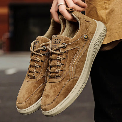 Retro 1987 men's walking sneakers, casual and comfortable for daily outfits.