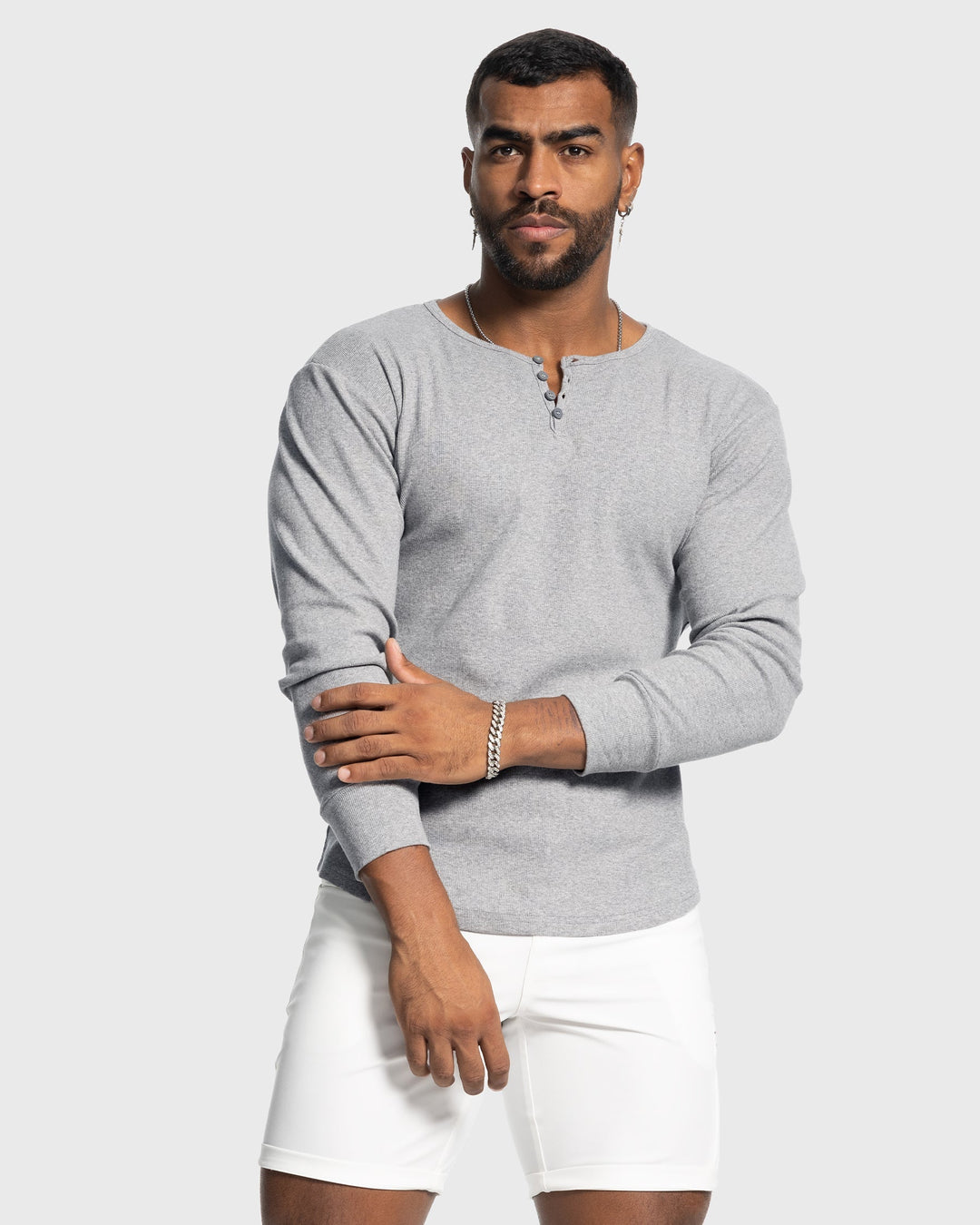 Durable Men's Siena Ribbed Henley, a versatile everyday shirt for men.