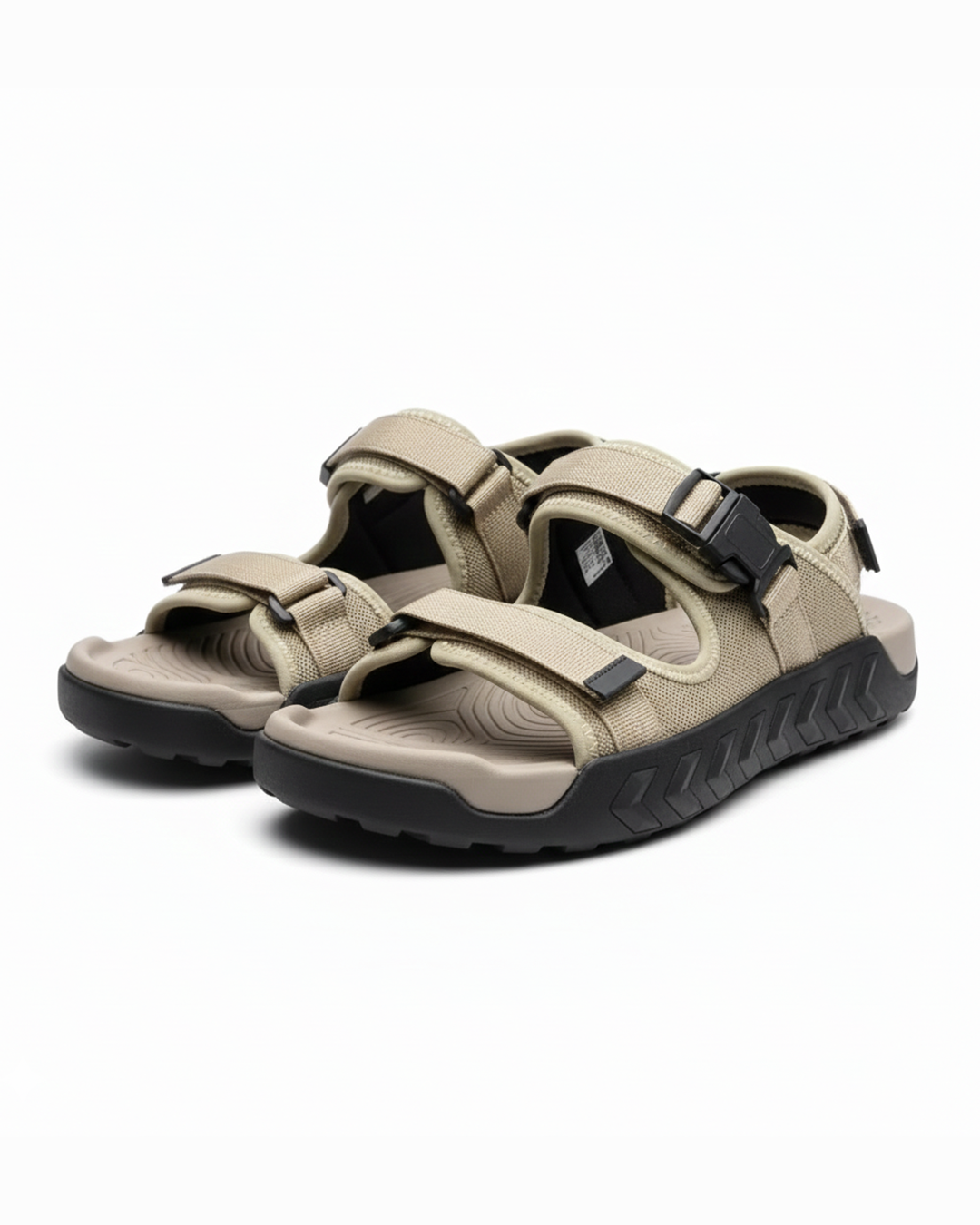Close-up: TerraGlide men's adventure sandals, rugged design for multi-terrain outdoor comfort.