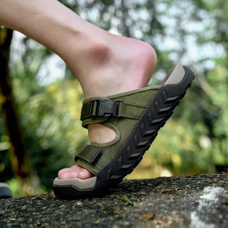 Durable TerraGlide men's comfort sandals, essential summer footwear for active lifestyles.