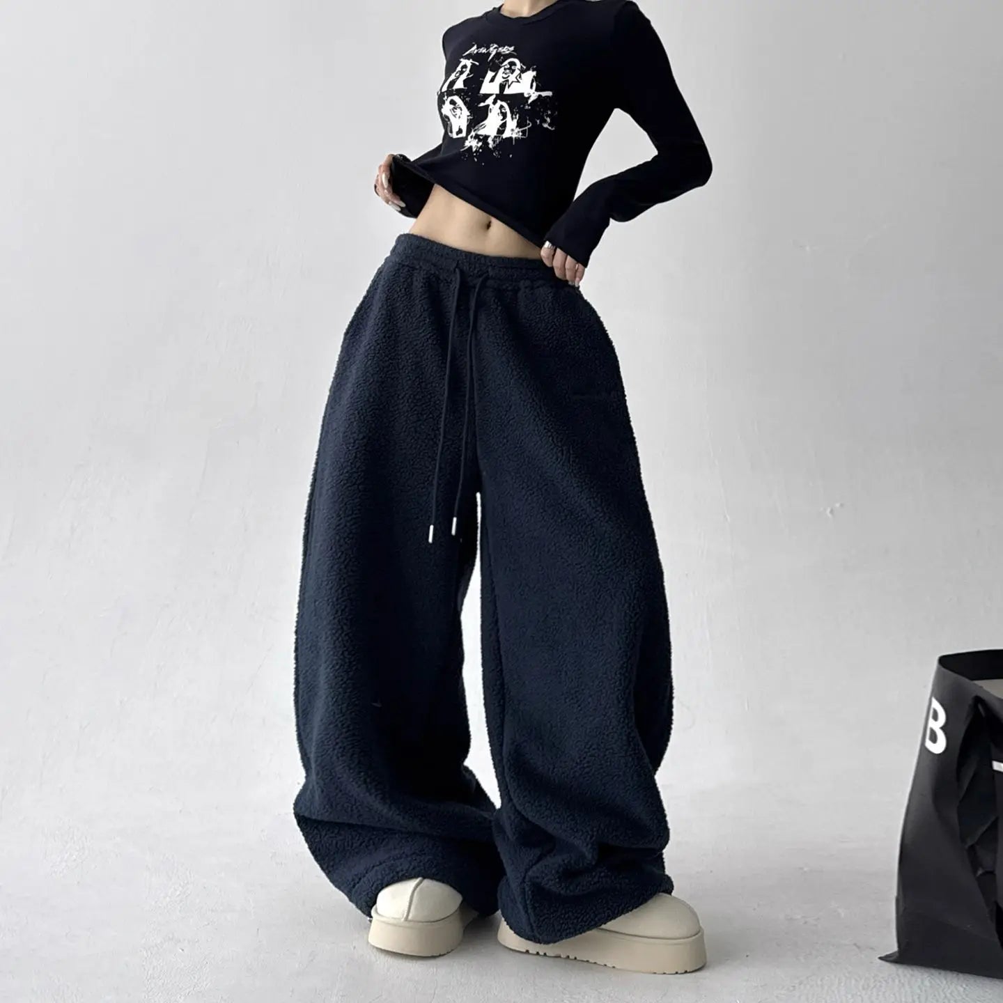 Everyday comfort pants: Cloudwalk women's loungewear, soft pastel, relaxed fit drawstring bottoms for ultimate coziness.