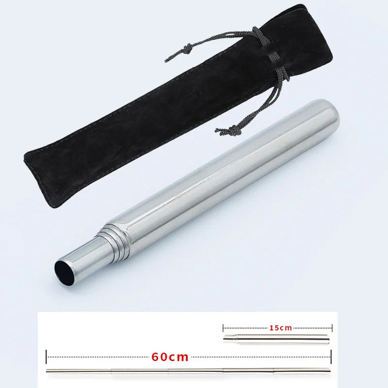 Stainless steel fire blowpipe with ergonomic design, a reliable survival gear accessory