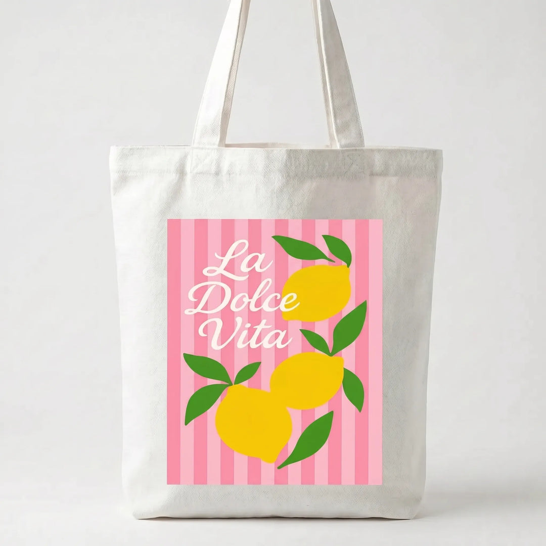 Trendy women's shoulder tote bag featuring a fun print, a versatile casual accessory.