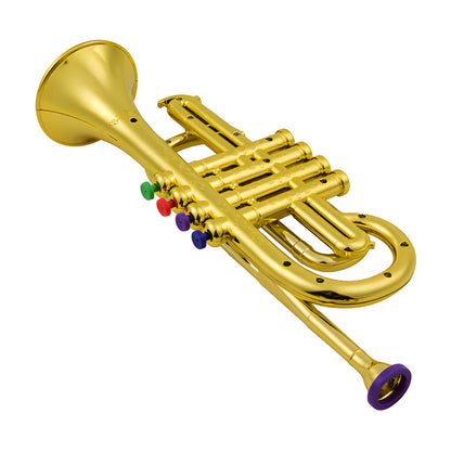 Educational kids' trumpet toy instrument, ideal gift for preschoolers to explore music and develop early learning skills.