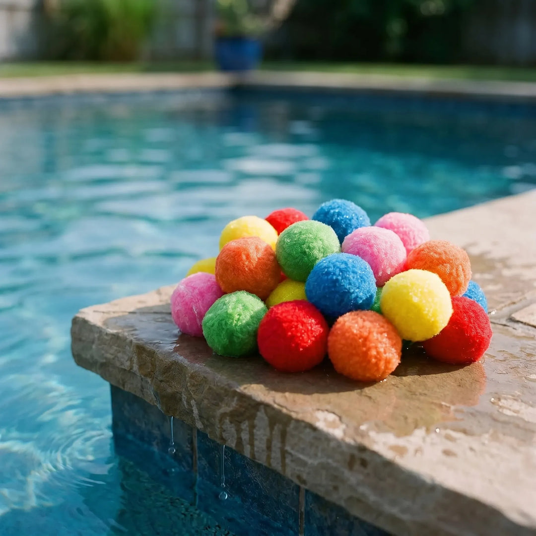Colorful reusable water splash balls for kids' outdoor summer fun. Eco-friendly pool & beach toys for water games.
