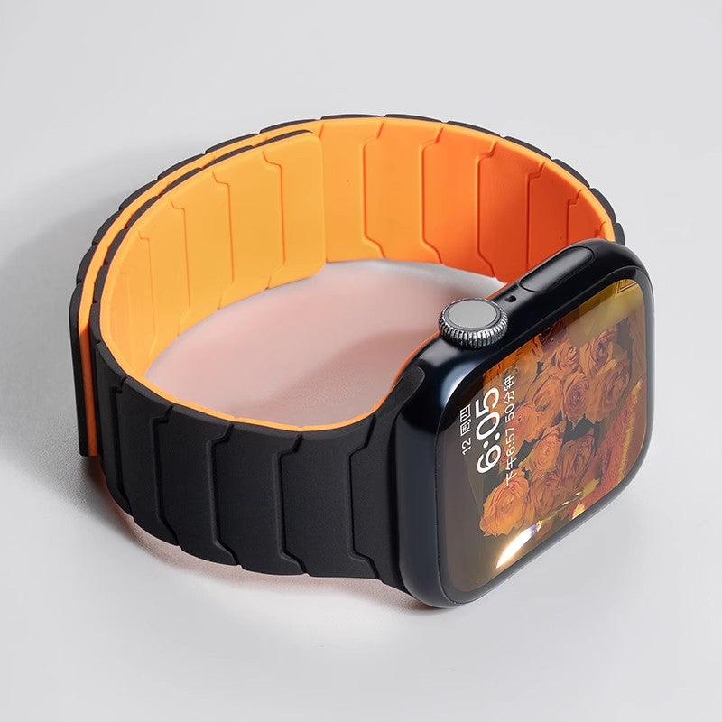 Durable silicone watch strap, ultra-comfortable & waterproof, a premium accessory for smartwatches.