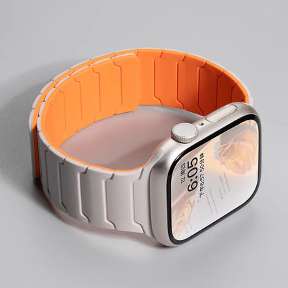 Versatile silicone replacement watch band, comfortable, waterproof & durable for any smartwatch model.