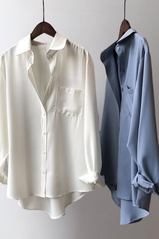 Everyday style women's flowy blouse, comfortable & versatile. Relaxed fit casual top for women's fashion.