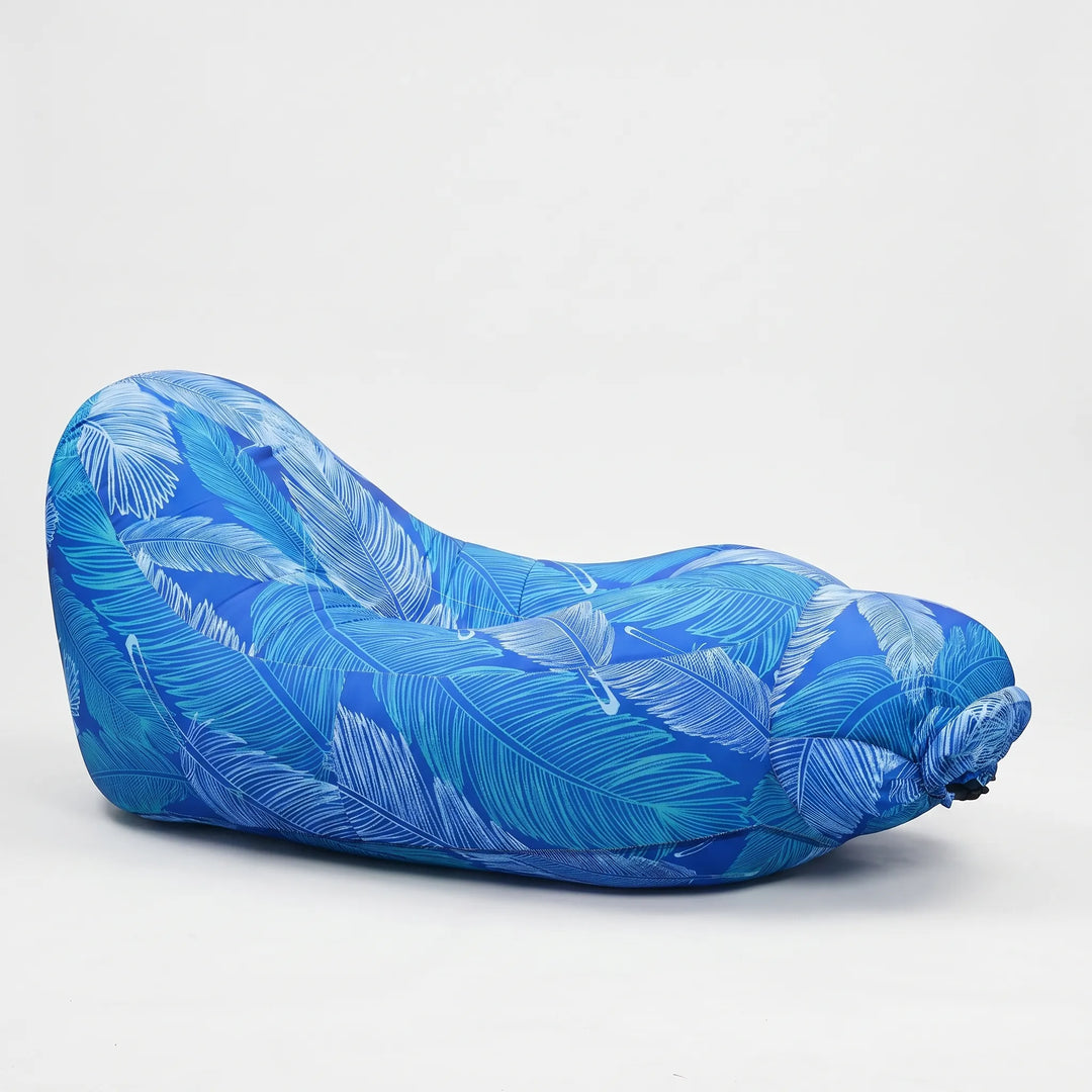 Spacious inflatable outdoor lounge chair for cozy relaxation in your garden, patio, or by the pool.