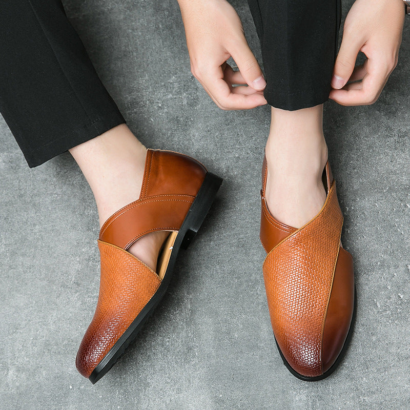 High-quality men's slip-on loafers, durable and stylish for long-term wear.