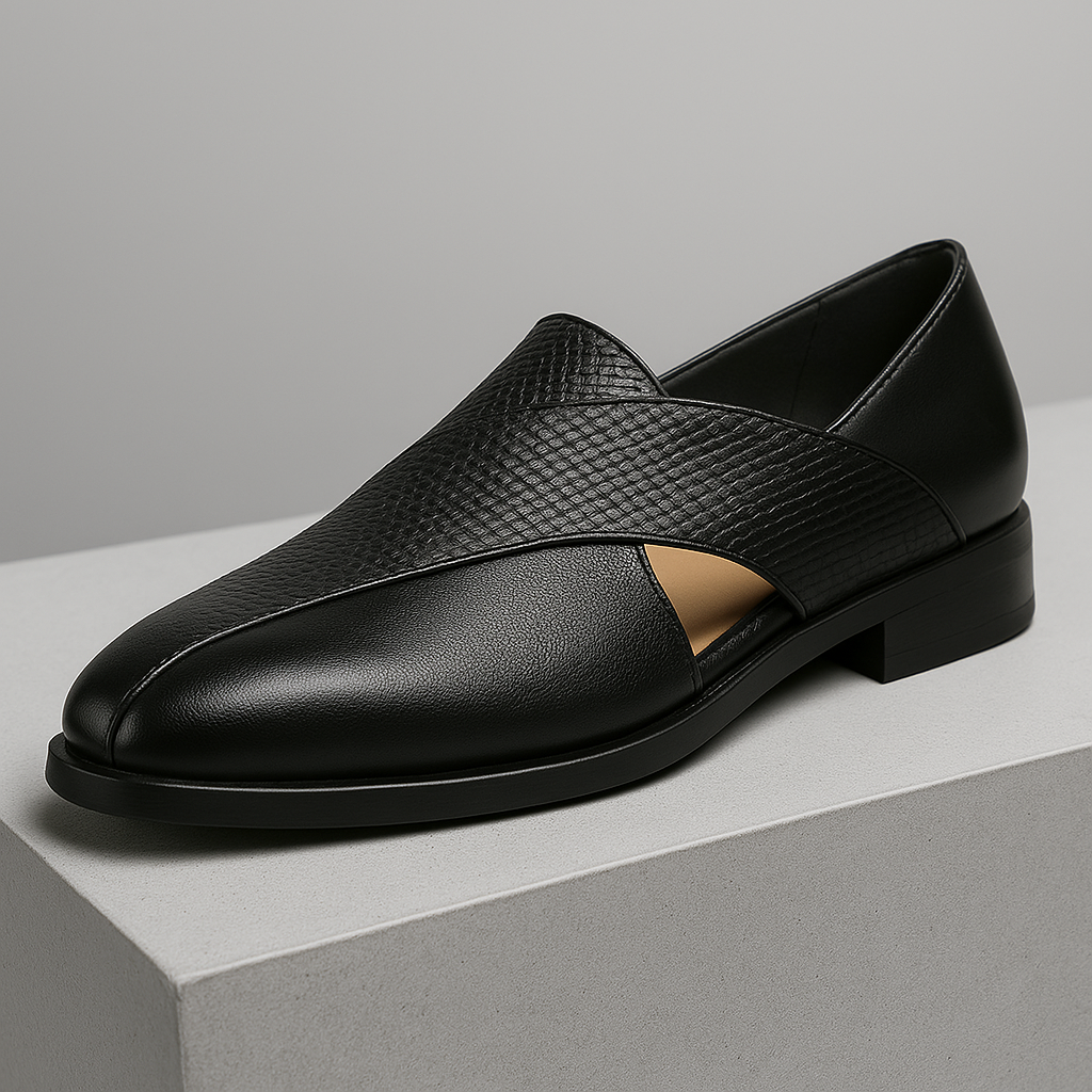 Smart casual men's slip-on loafers, providing comfort without compromising style.
