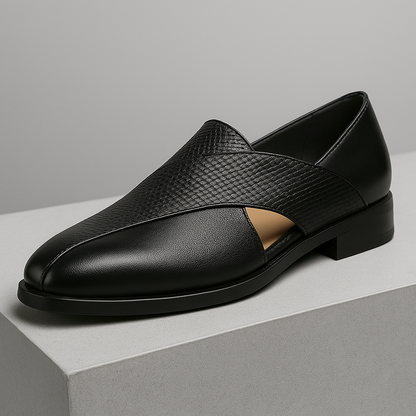 Smart casual men's slip-on loafers, providing comfort without compromising style.