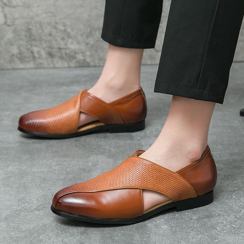Sophisticated men's loafers, elegant design for office or dressy casual wear.