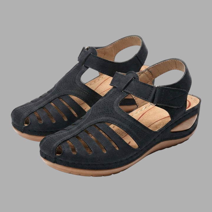 Versatile women's comfortable wedge sandals. Open-toe, breathable, perfect for summer casual & elegant outfits.