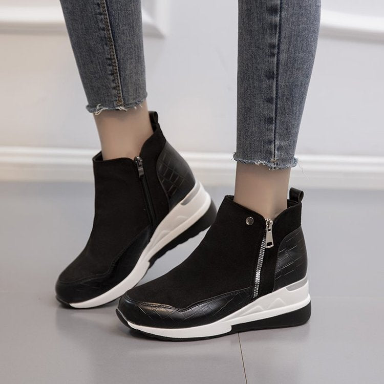 Everyday women's mid-top sneakers, providing comfort, arch support, and stylish casual wear.